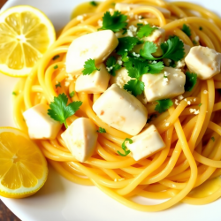 Garlic Butter Crab Linguine