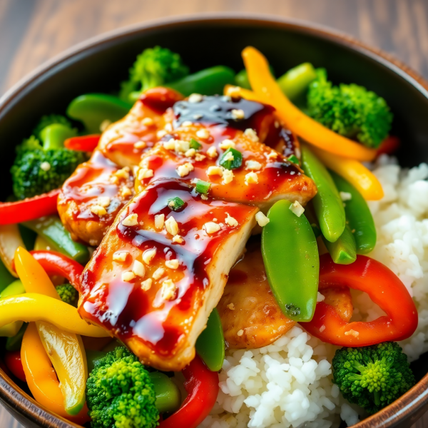 Ginger Garlic Chicken Stir-Fry