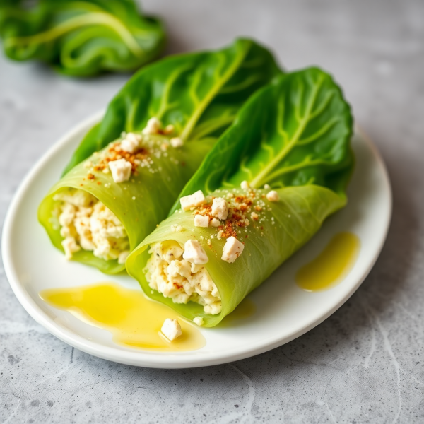 Sweet Paneer Cabbage Rolls