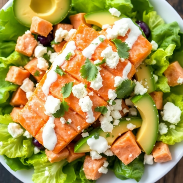 Mexican Avocado Salmon Salad