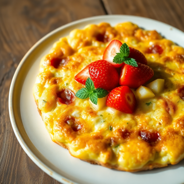 Strawberry-Apple Frittata