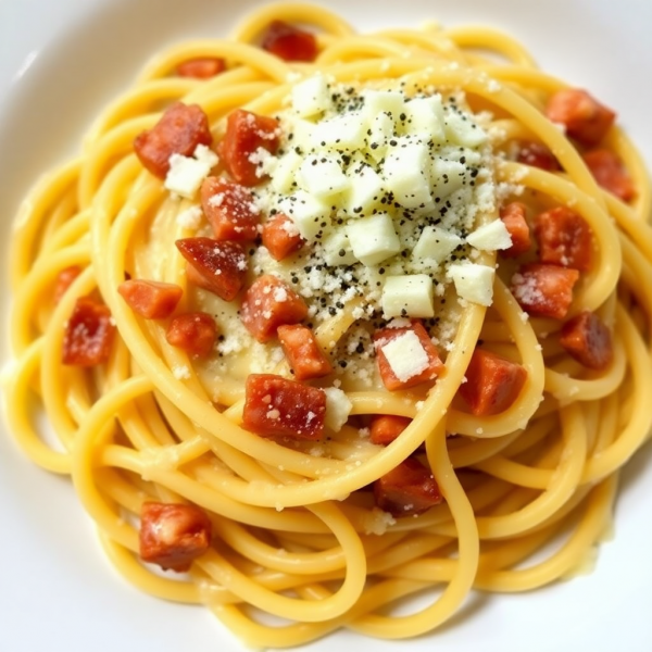 Pasta alla Carbonara for One