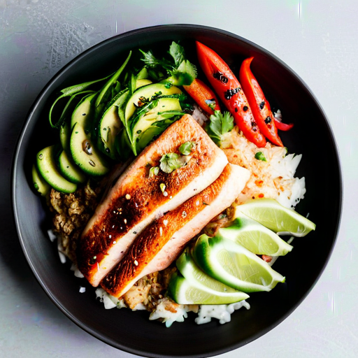 Thai Fish and Avocado Rice Bowl