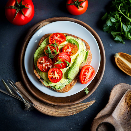 Avocado and Tomato Toast