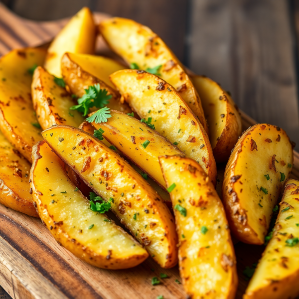 Herb-Crusted Potato Wedges