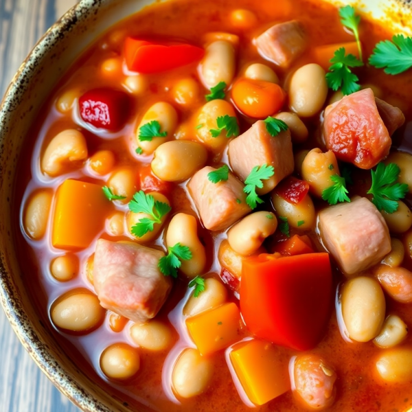 Hearty Pinto Bean and Ham Stew