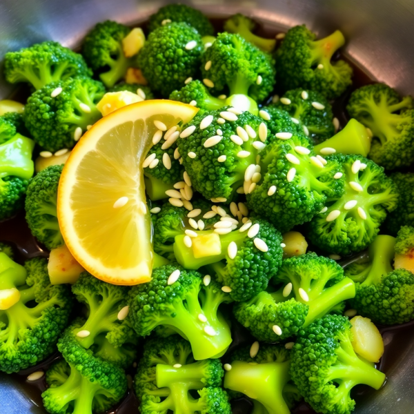 Garlic Lemon Broccoli Stir-Fry