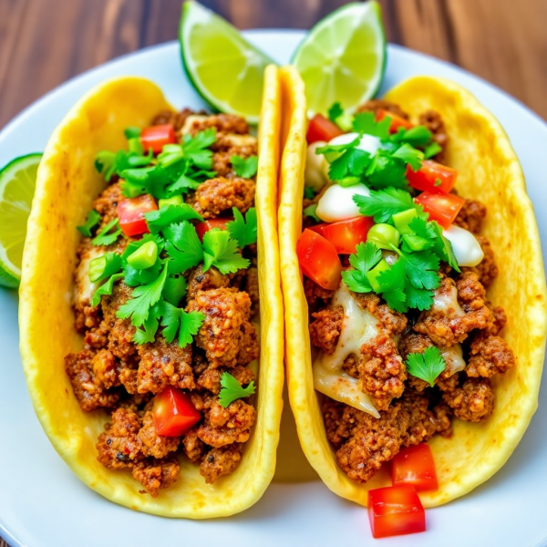 Savory Spiced Beef Tacos