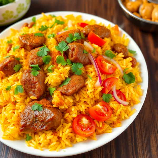 Savory Camel Biryani