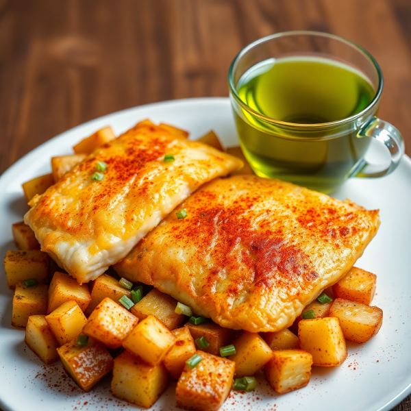 Crispy Fish and Potato Snack