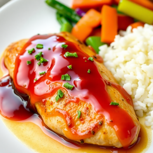 Savory Jelly Glazed Chicken