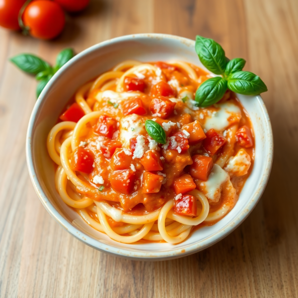 Creamy Tomato and Cheese Pasta