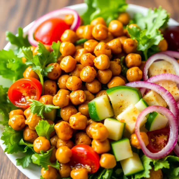 Spicy Chickpea Salad