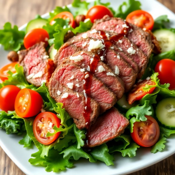 Savory Beef and Bacon Salad