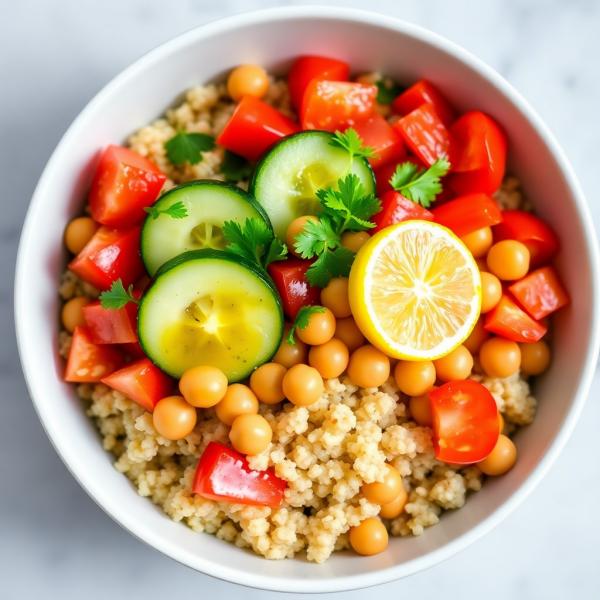 Mediterranean Quinoa Bowl