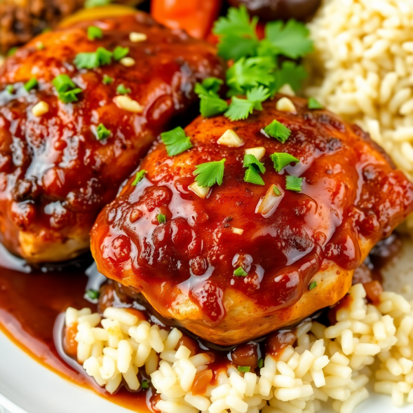 Coffee-Braised Chicken Thighs