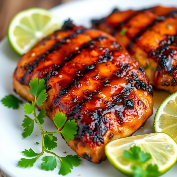 Jerk Chicken with Coconut Honey Glaze