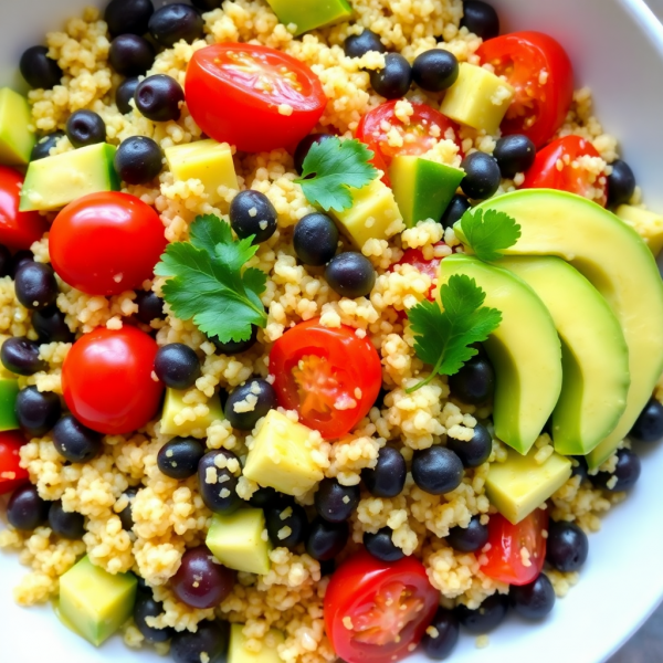 Quinoa and Black Bean Salad