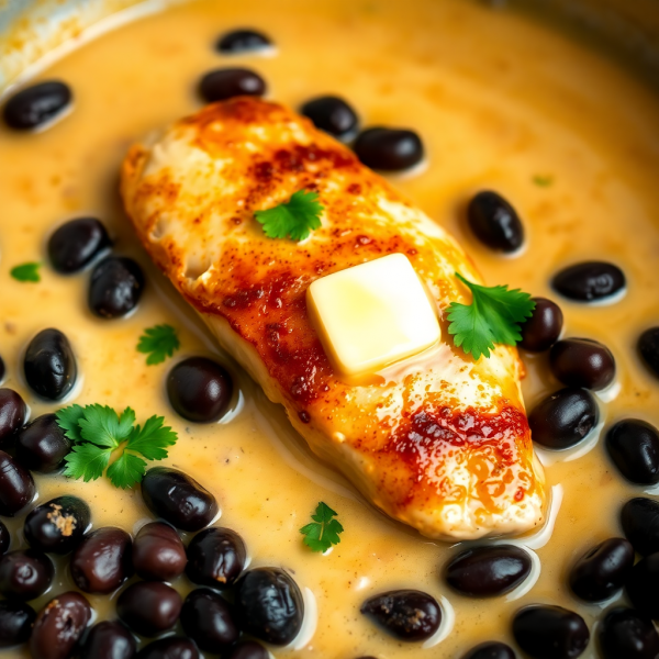 Creamy Chicken and Bean Skillet