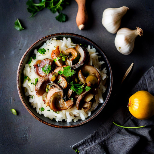 Mushroom Rice Bowl