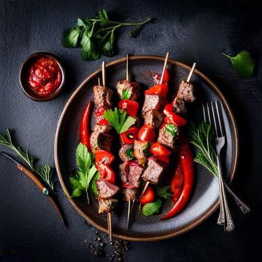 Keto Spicy Lamb Skewers