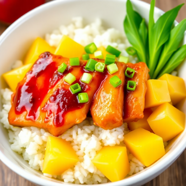 Pineapple Teriyaki Chicken Bowl