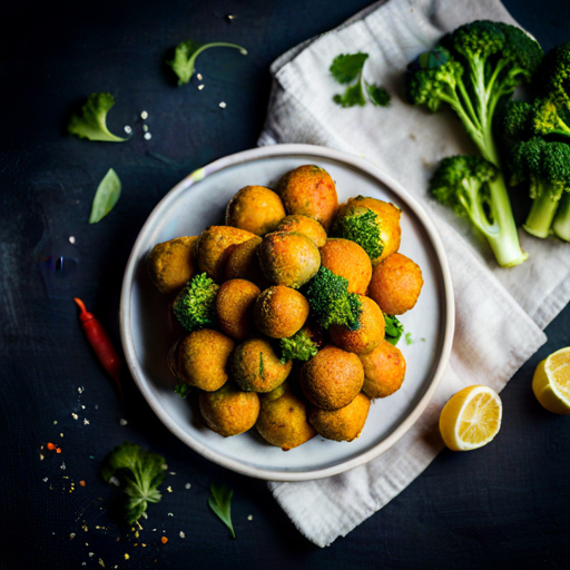 French Curry Broccoli Bites