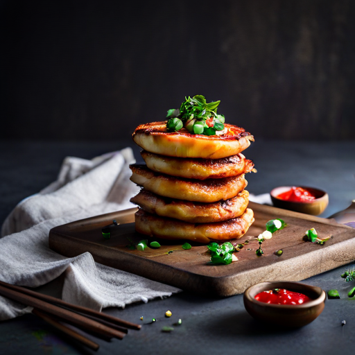 Korean Cheese Egg Pancake