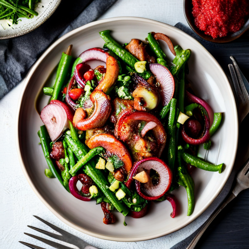 Arab Style Octopus and Lamb Salad