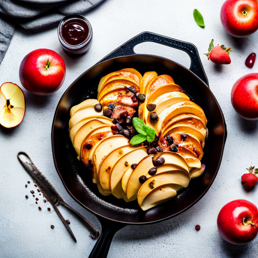 Apple Chocolate Skillet