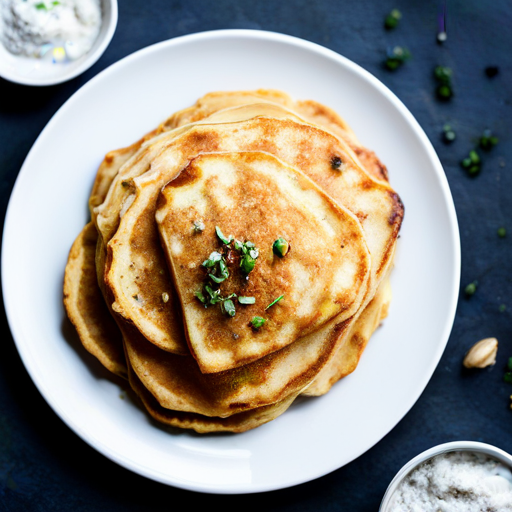 Crispy Pancake Arab Appetizer