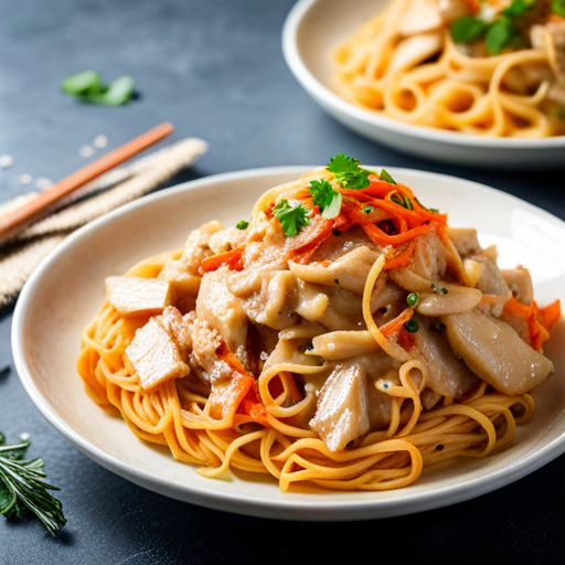 Creamy Asian Chicken Pasta