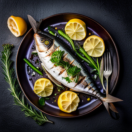 Grilled Mackerel with Lemon and Herbs