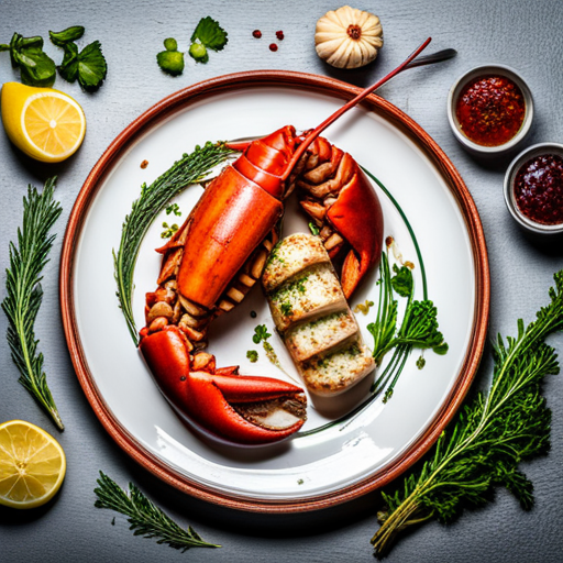 Grilled Lobster with Herb Butter