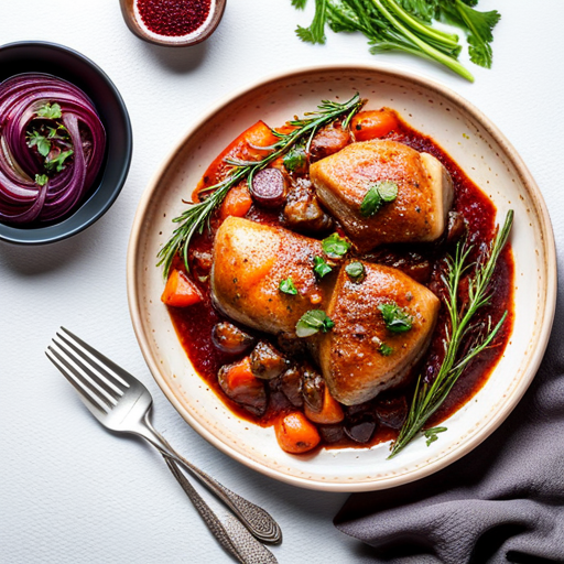 Red Wine Braised Chicken