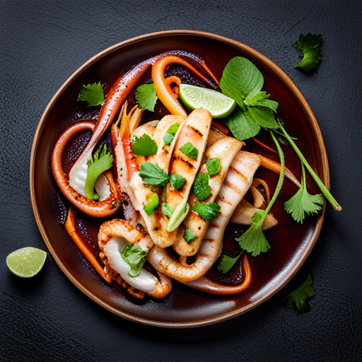 Grilled Spicy Squid