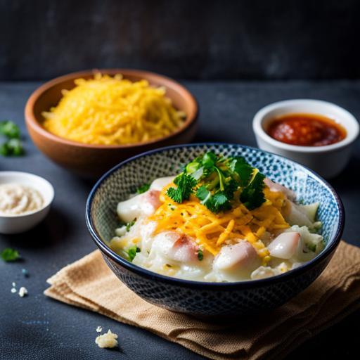 Cheesy Garlic Rice Bowl