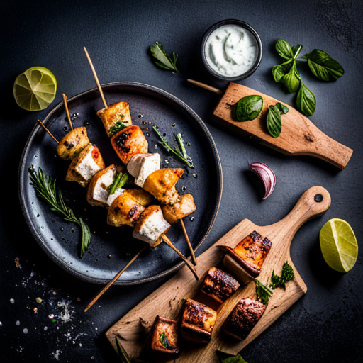 Greek Yogurt Chicken Skewers