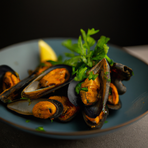 Mussels with Garlic and Parsley