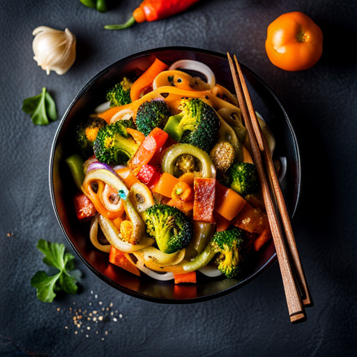 Cheesy Veggie Stir-Fry