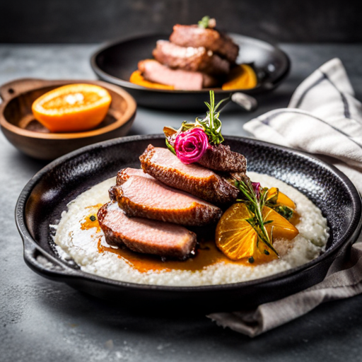 Crispy Duck Breast with Orange Glaze