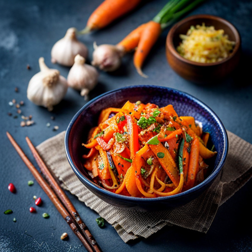 Ginger Garlic Stir-Fried Carrots