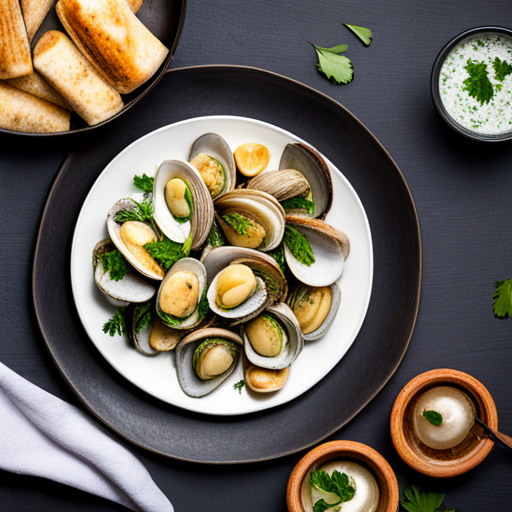 Garlic Butter Steamed Clams