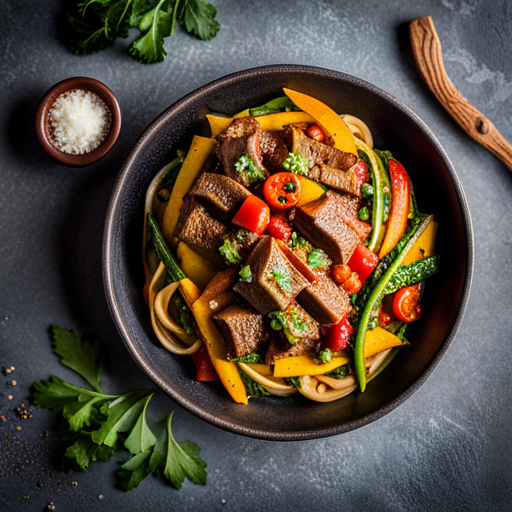 Arab Beef and Vegetable Stir-Fry