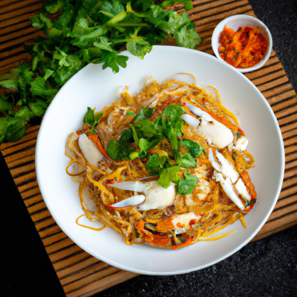 Vietnamese Crab and Noodles