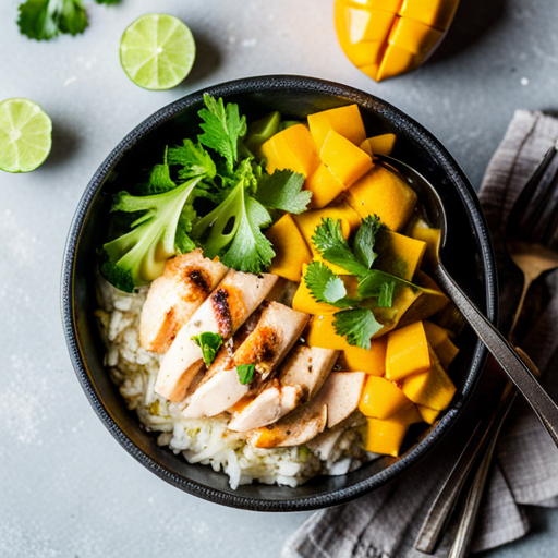 Mango Chicken Rice Bowl