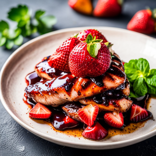 Strawberry Balsamic Glazed Chicken