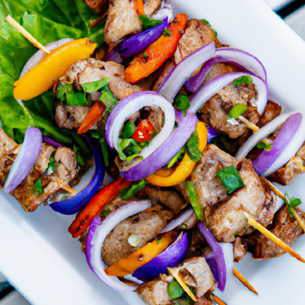 Grilled Pork Skewers Vietnamese Style