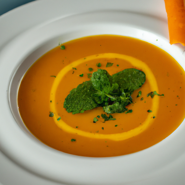 Carrot Soup with Orange Zest