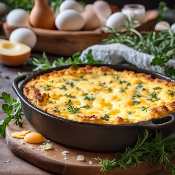 Keto Cheese and Egg Casserole